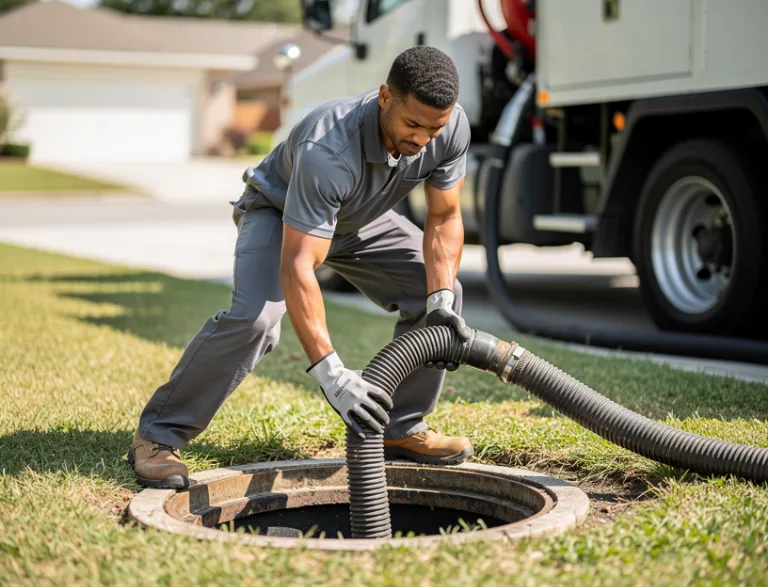 septic tank pumping Oakwood Village